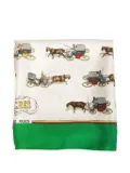 Hermès Pre-Owned 1965 Fiacres silk scarf - Green