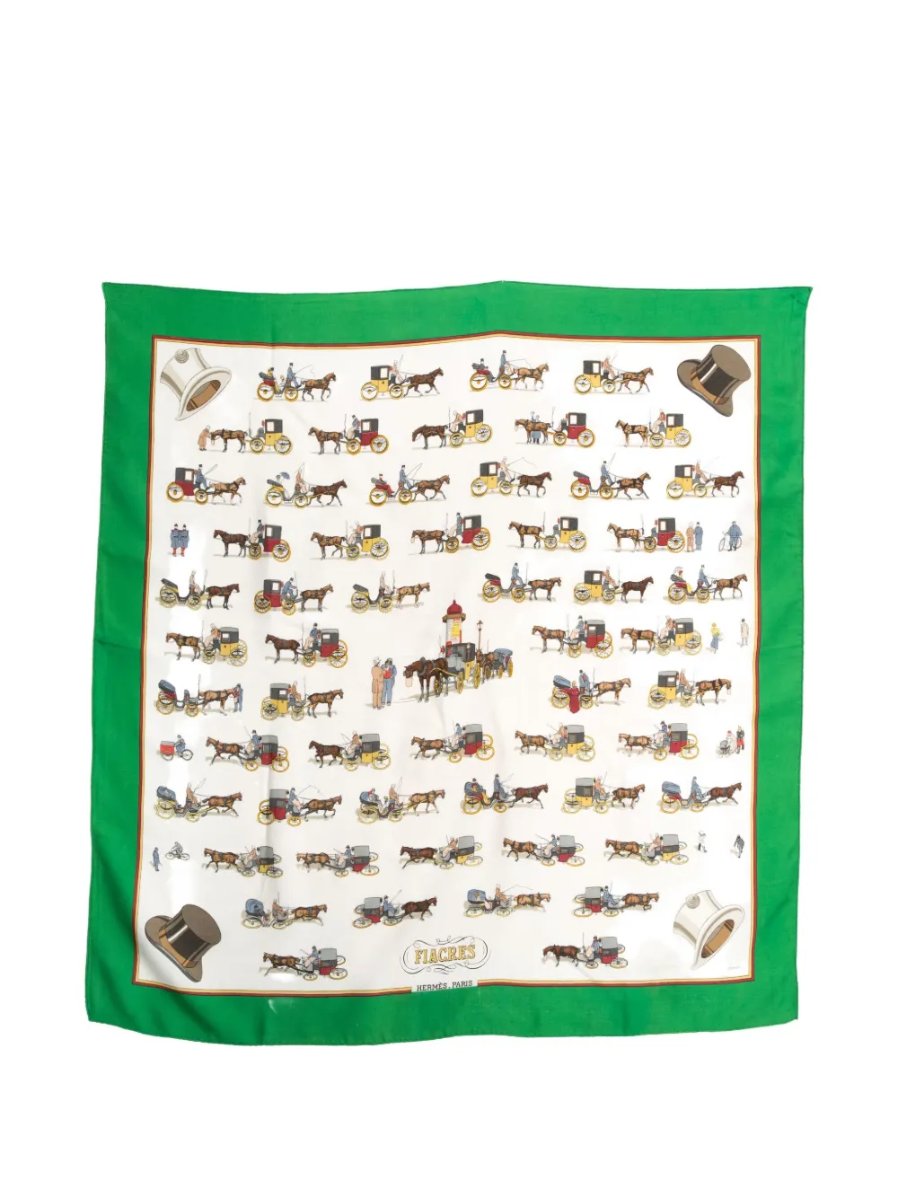 Hermès Pre-Owned mascada de seda Fiacres 1965 | Hombre | Image 2