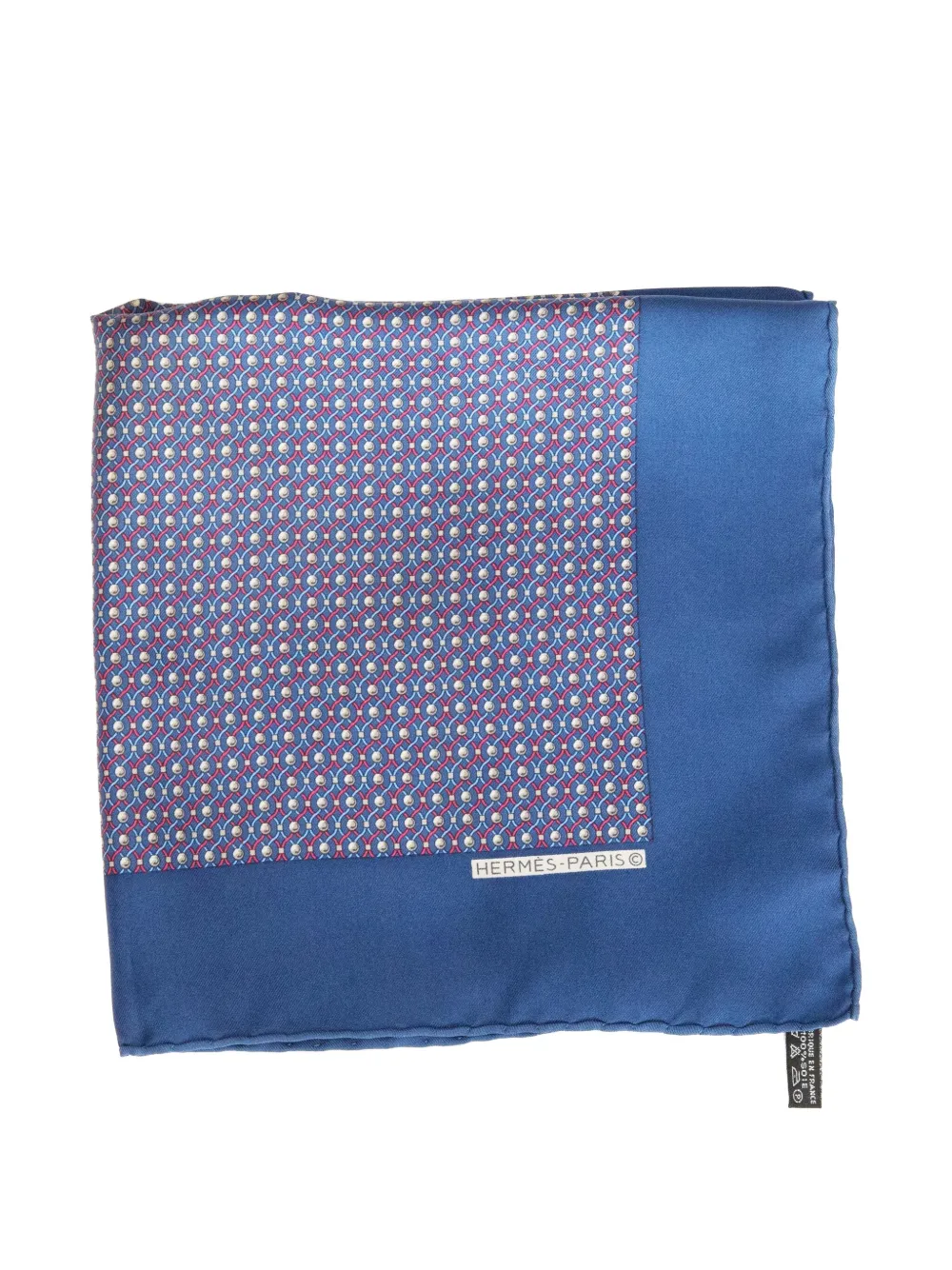 Hermès Pre-Owned 1990s Gavroche printed silk scarf | Men | Image 2