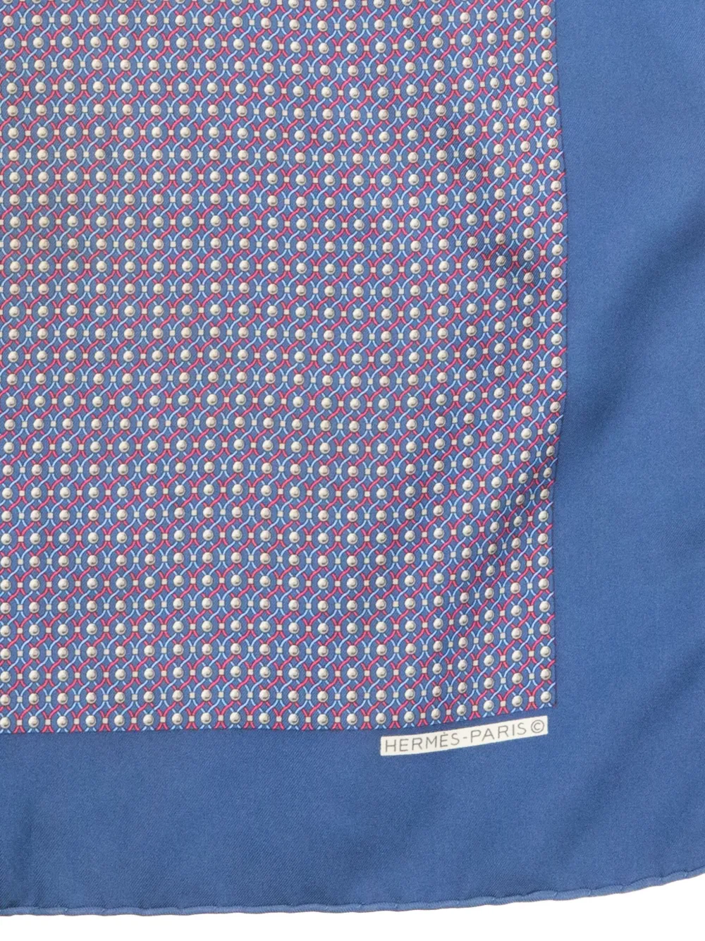 1990s Gavroche Printed Silk Scarf
