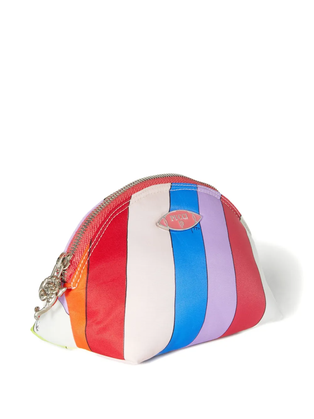 Pucci Stripe Half-moon Make Up Bag
