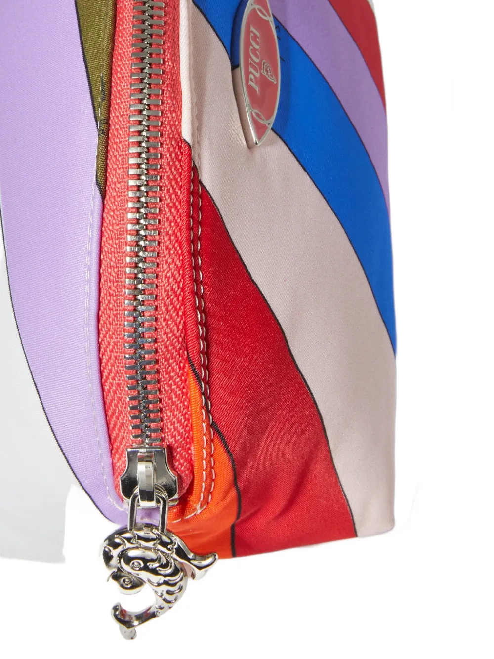 Pucci Stripe Half-moon Make Up Bag