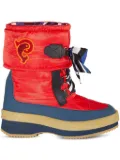 PUCCI Iride ribbon-bow snow boots - Red