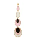 PUCCI Bersaglio oval-shaped earring - Pink