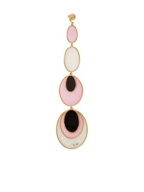 PUCCI Bersaglio oval-shaped earring