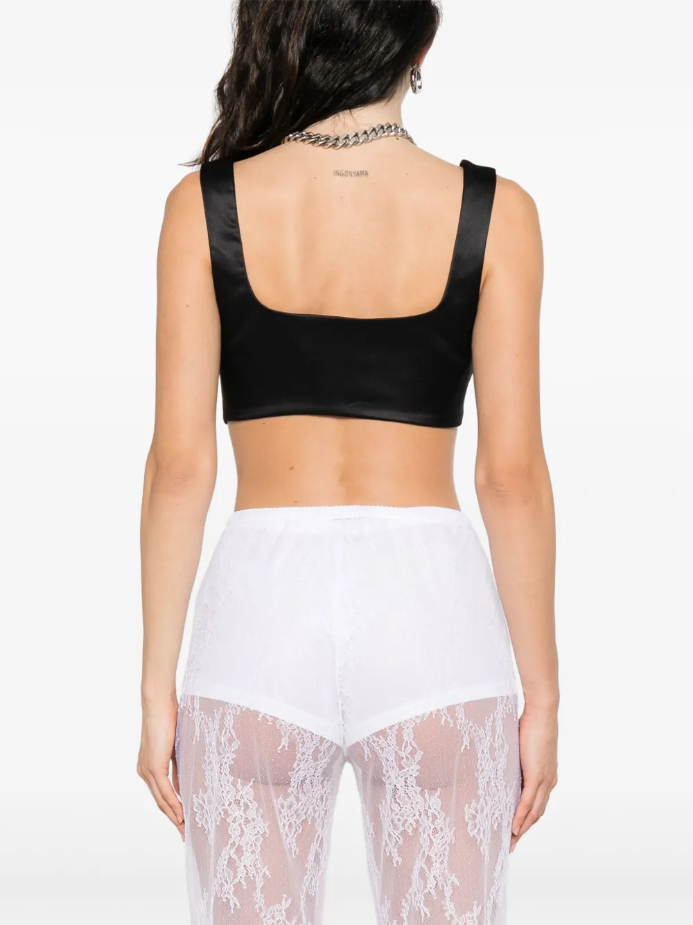 Aniye By Cropped-top In Black