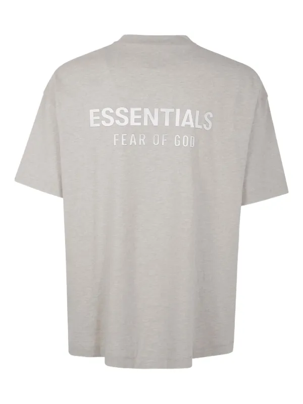 FEAR OF GOD ESSENTIALS logo-motif T-shirt | Grey | FARFETCH