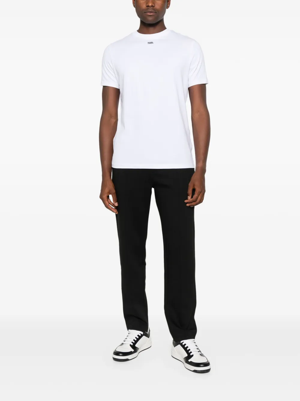 Karl Lagerfeld logo-print T-shirt - Wit