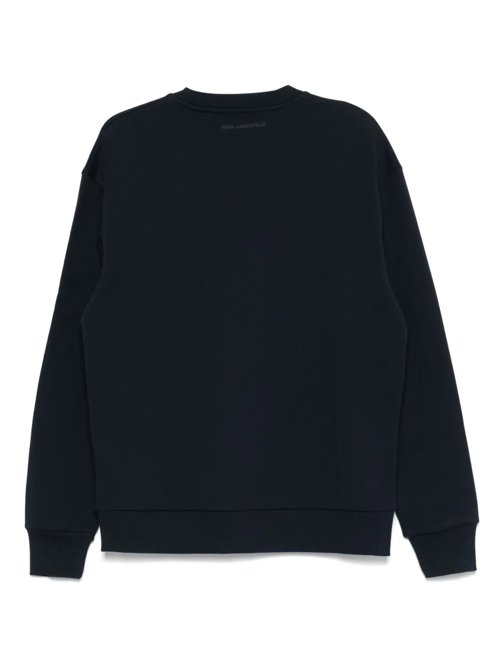 Karl Lagerfeld graphic-print sweater - Blauw