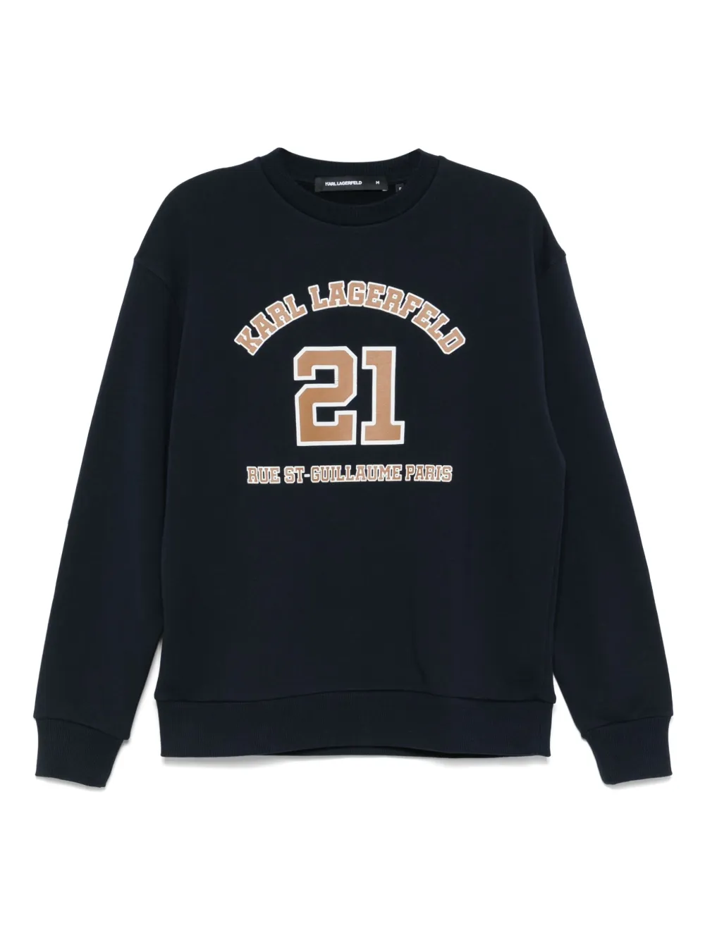 Karl Lagerfeld graphic-print sweater | Blue | Image 1