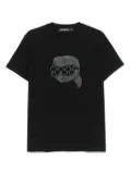 Karl Lagerfeld Ikonik Karl-print T-shirt - Black