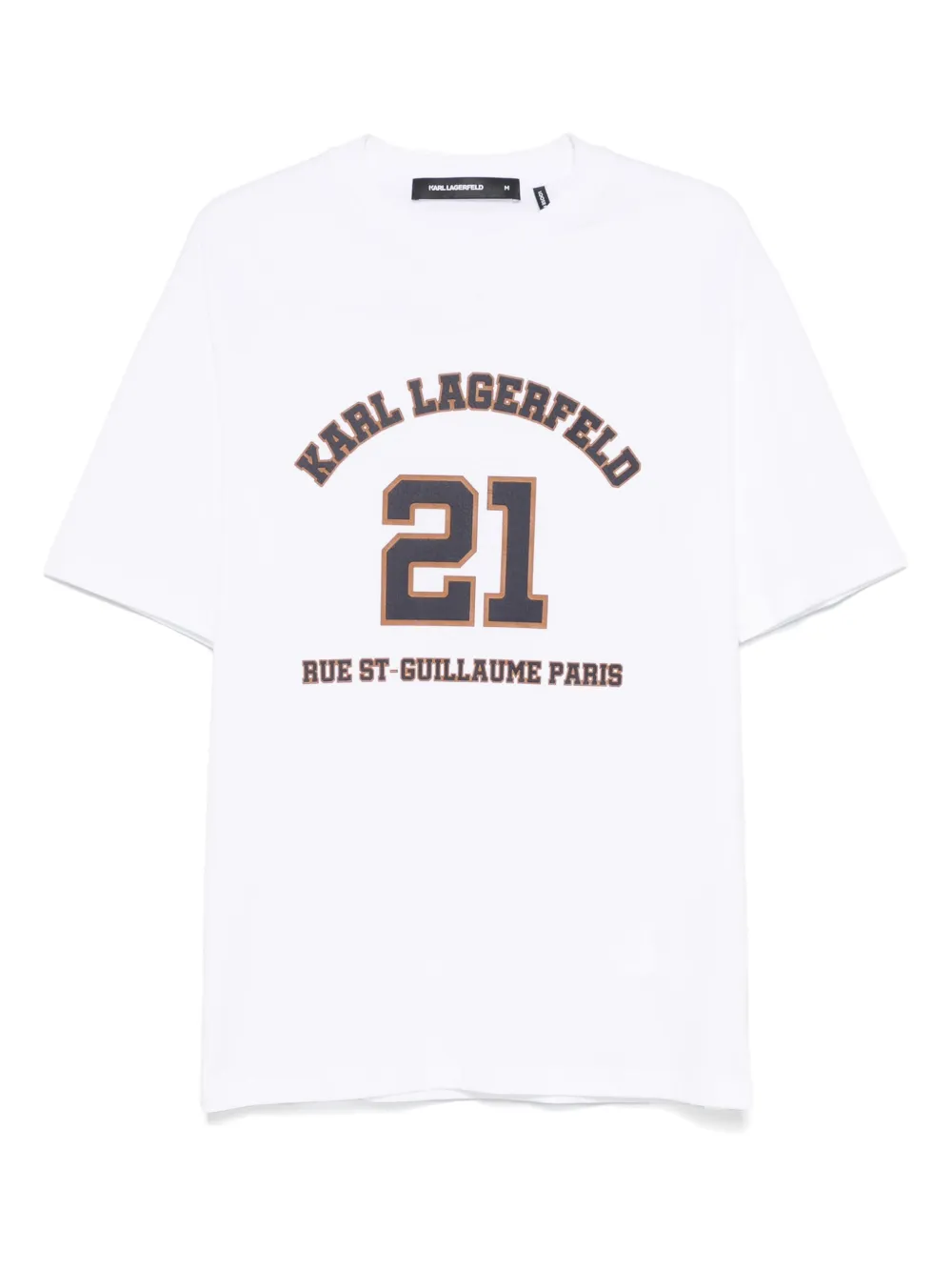 Karl Lagerfeld playera con logo estampado | blanco | Image 1