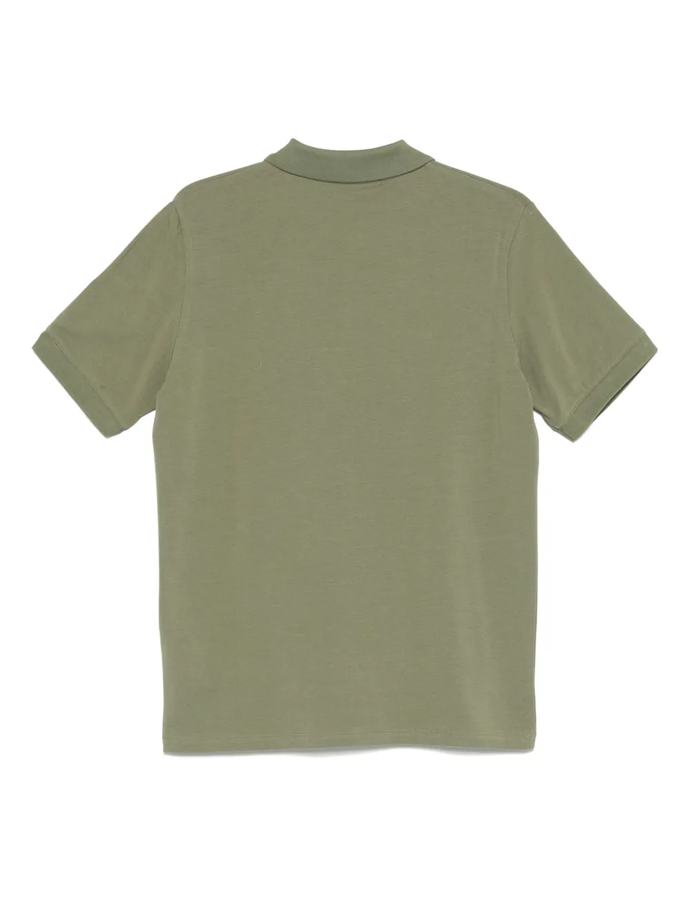 Karl Lagerfeld embroidered-logo polo shirt - Groen