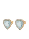 Cameo & Beyond Cherubs stud earrings - Blue