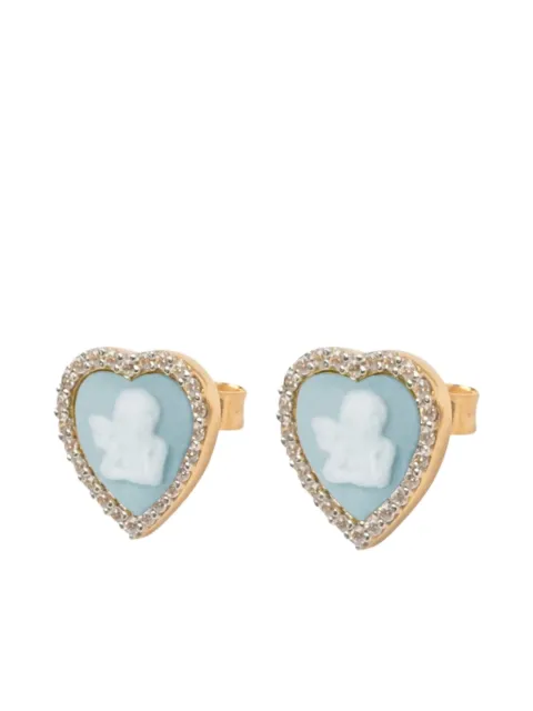 Cameo & Beyond Cherubs stud earrings