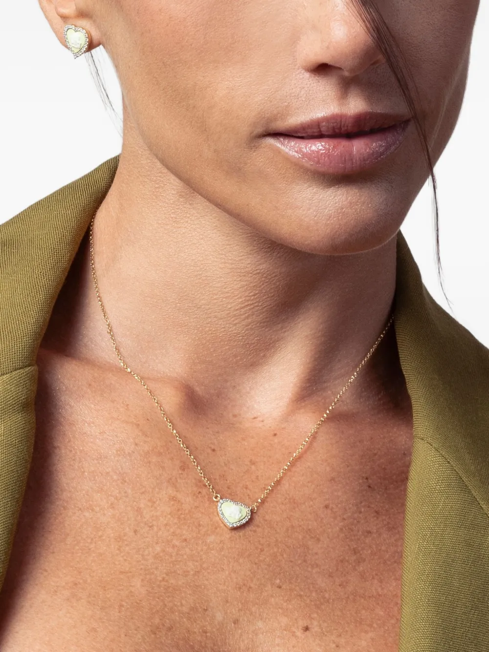 Cameo & Beyond aretes Sparkling Cherubs con aplique | Image 2