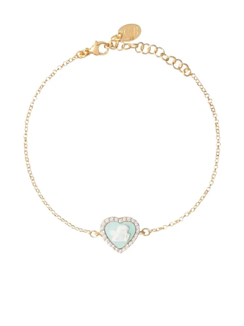 Cameo & Beyond Sparkling Cherub bracelet