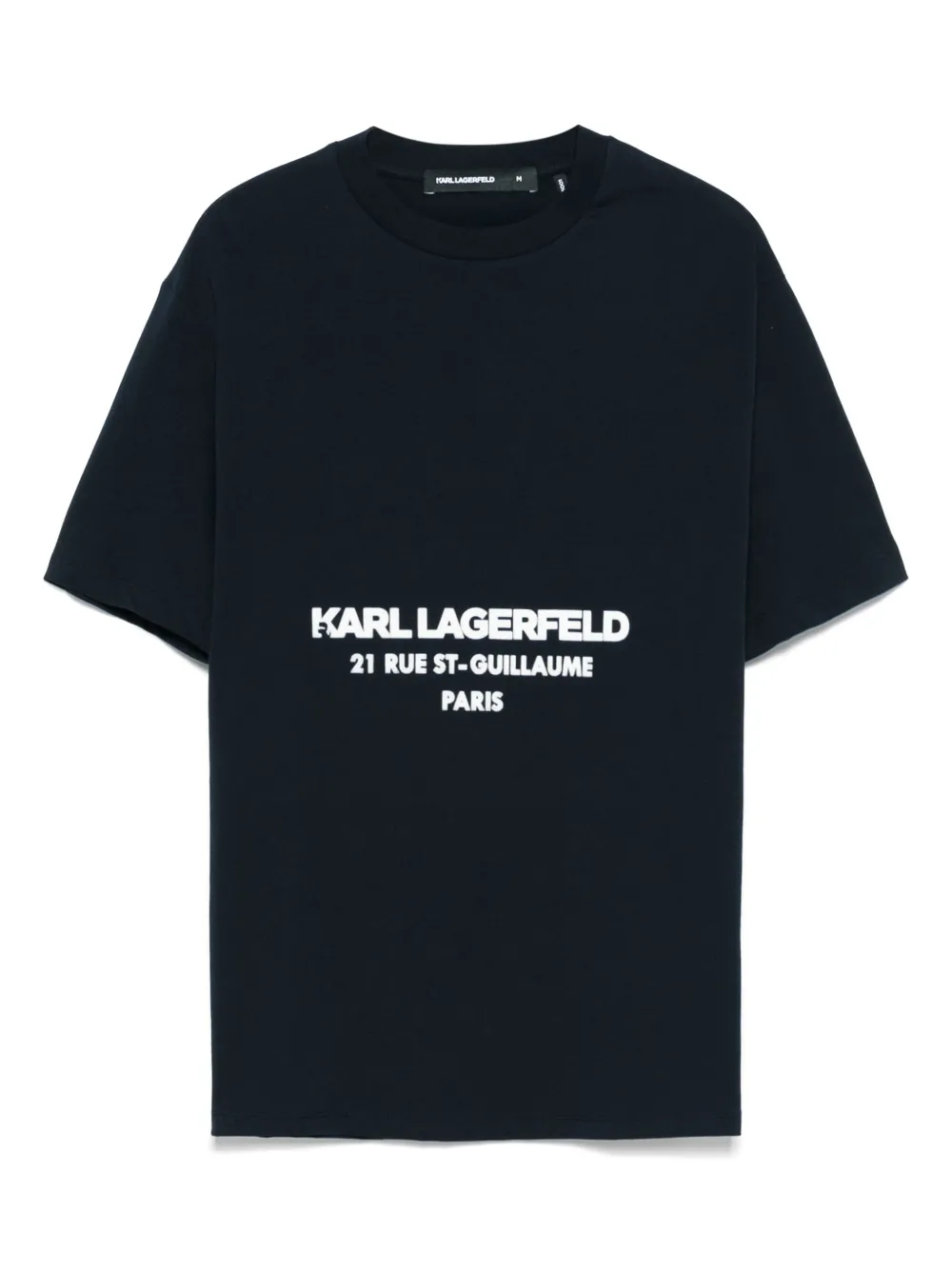 Karl Lagerfeld playera con logo afelpado | azul | Image 1