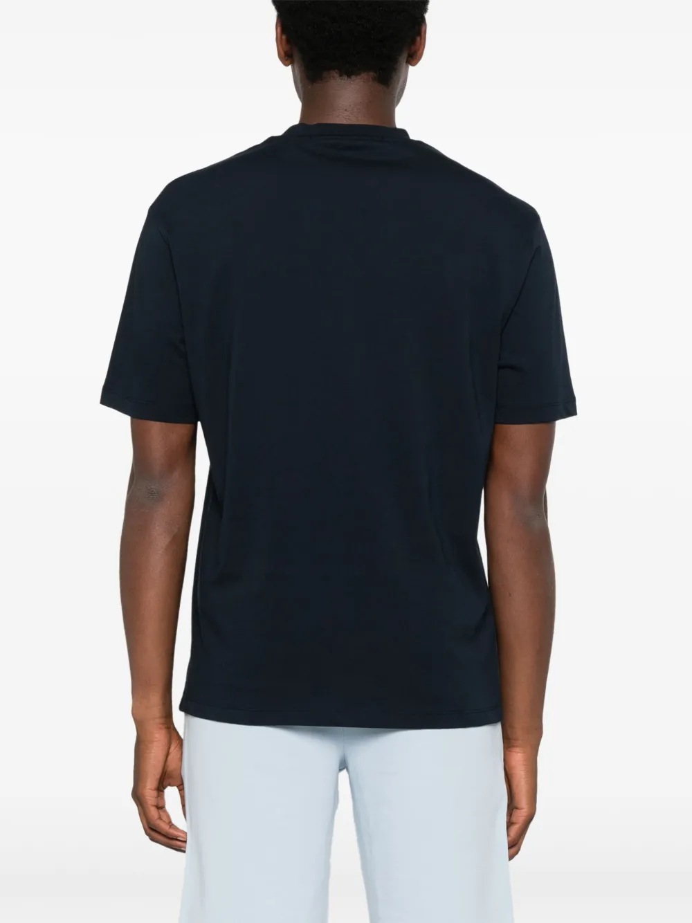 Karl Lagerfeld T-shirt met logo Blauw