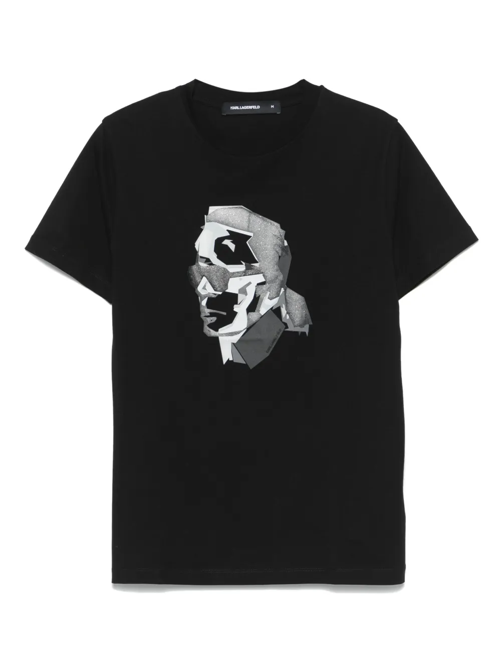 Karl Lagerfeld playera con estampado gráfico | negro | Image 1