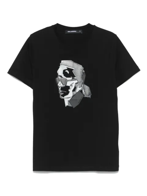Karl Lagerfeld playera con estampado gráfico