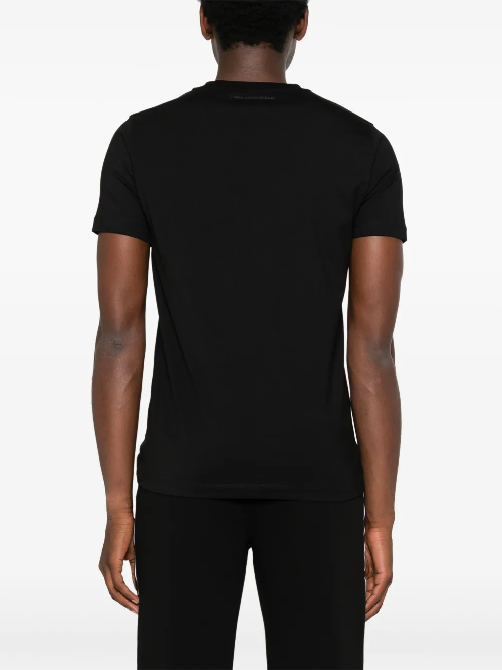 Karl Lagerfeld T-shirt met grafische print Zwart