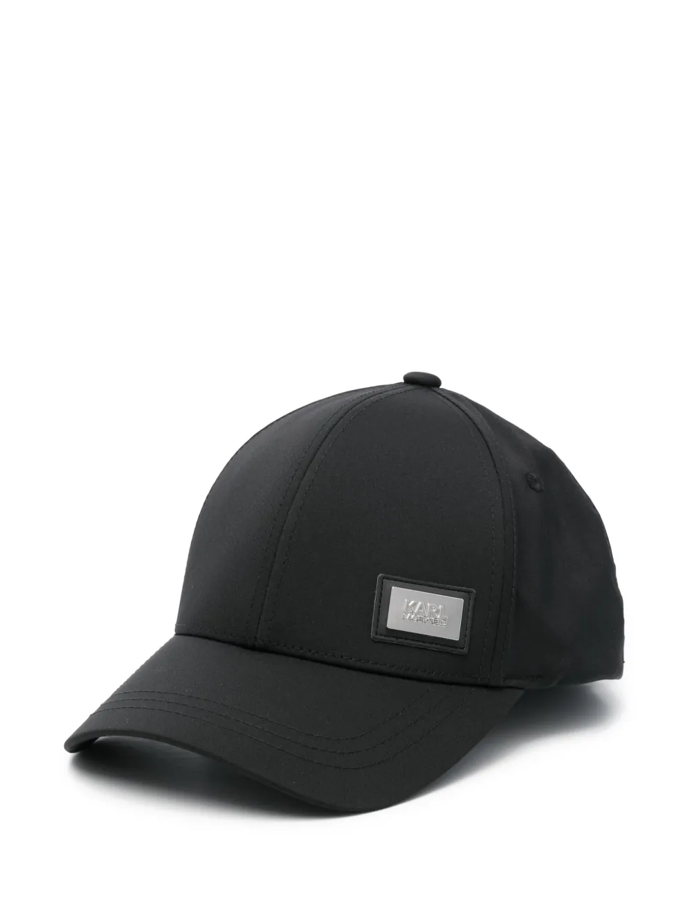 Karl Lagerfeld gorra con parche del logo | negro | Image 1