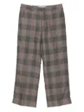 Valentino Garavani checked trousers - Grey