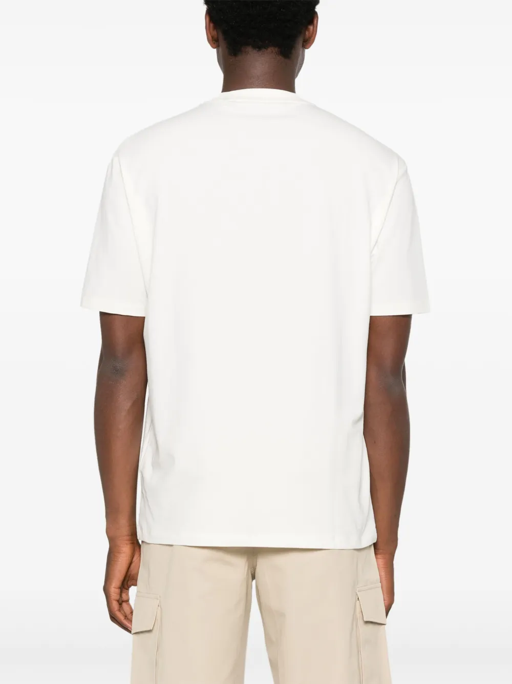 Karl Lagerfeld T-shirt met geborduurd logo Beige
