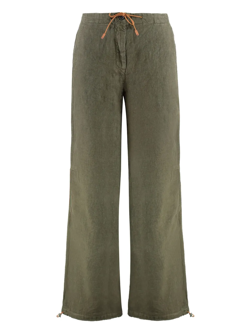 120% Lino linen trousers | Green | Image 1