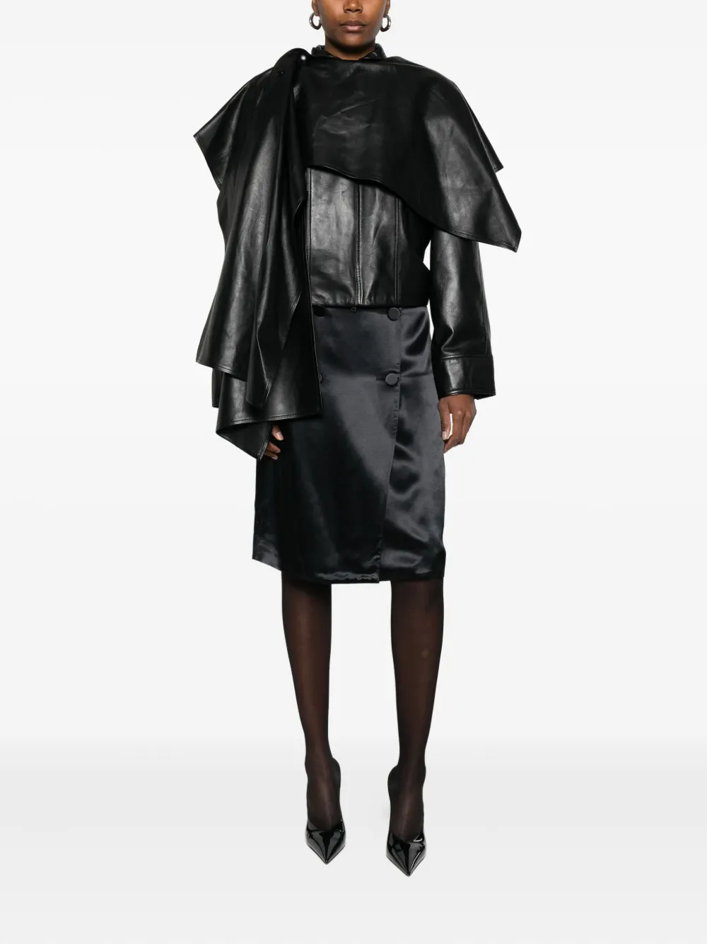 Ferragamo satin midi skirt | Straight Skirts | Image 2