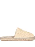 Manebi raffia woven espadrilles - Neutrals