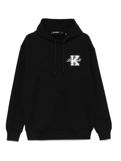 Karl Lagerfeld embroidered-logo hoodie