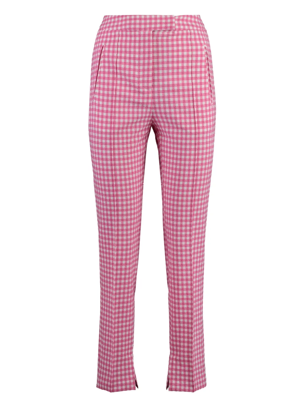PT Torino Frida check-print trousers Roze