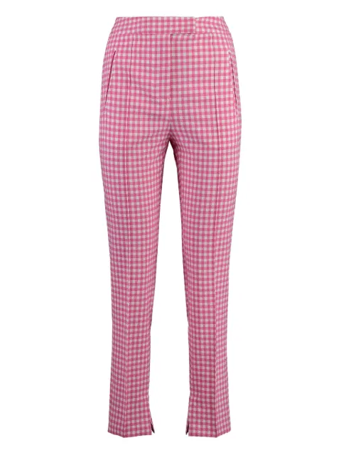 PT Torino Frida check-print trousers
