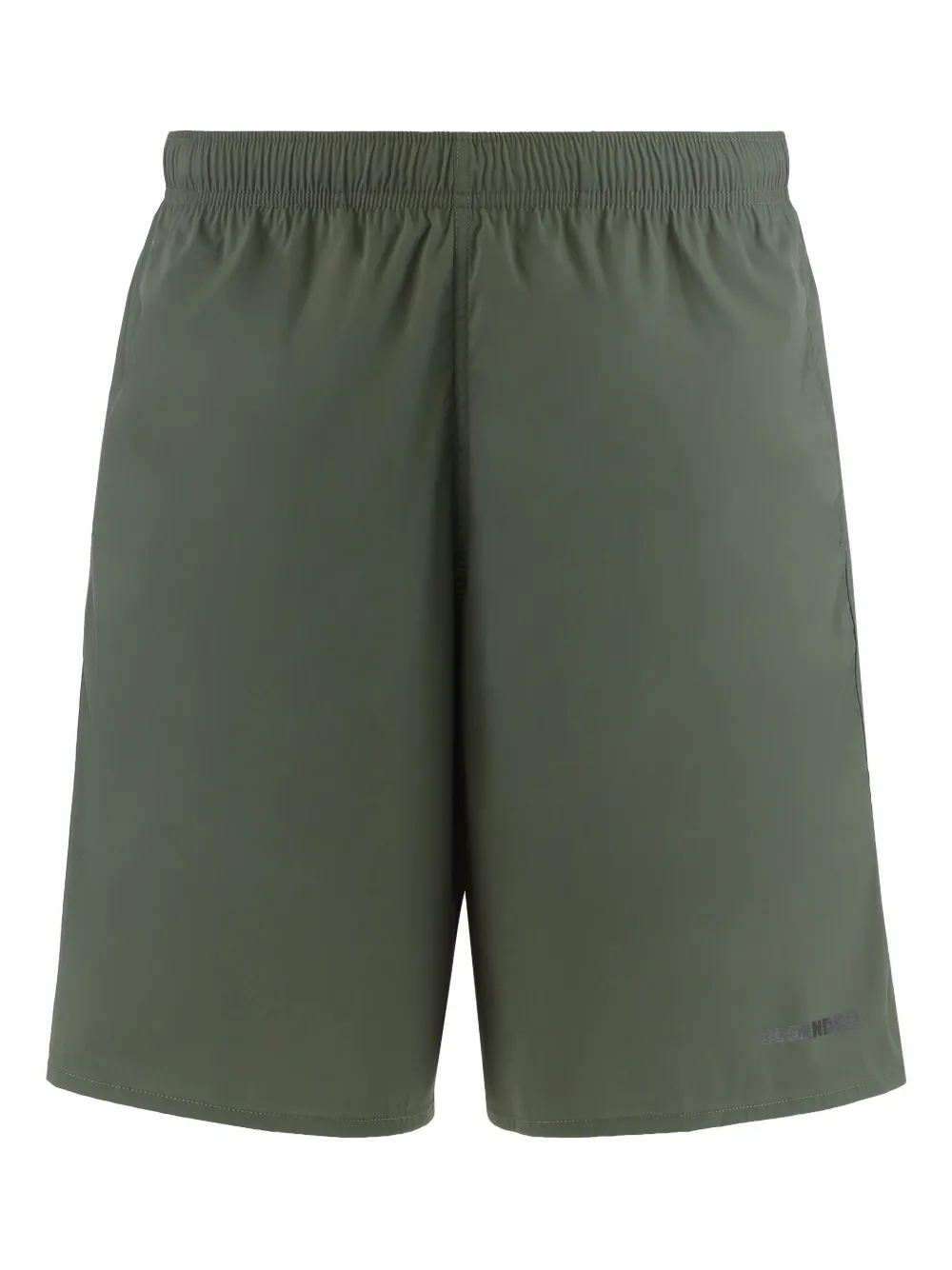 Jil Sander Zwembroek met trekkoordzak Groen