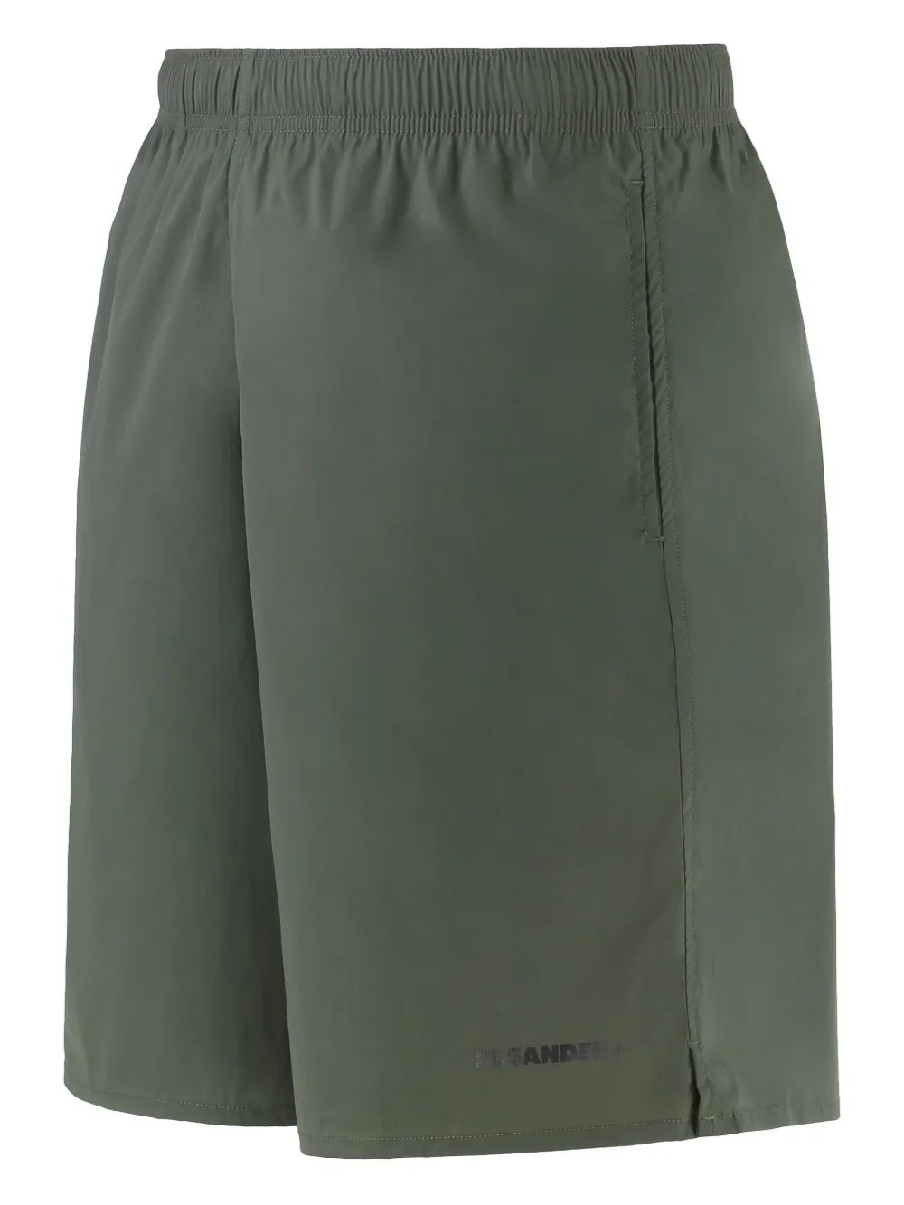 Jil Sander Zwembroek met trekkoordzak Groen