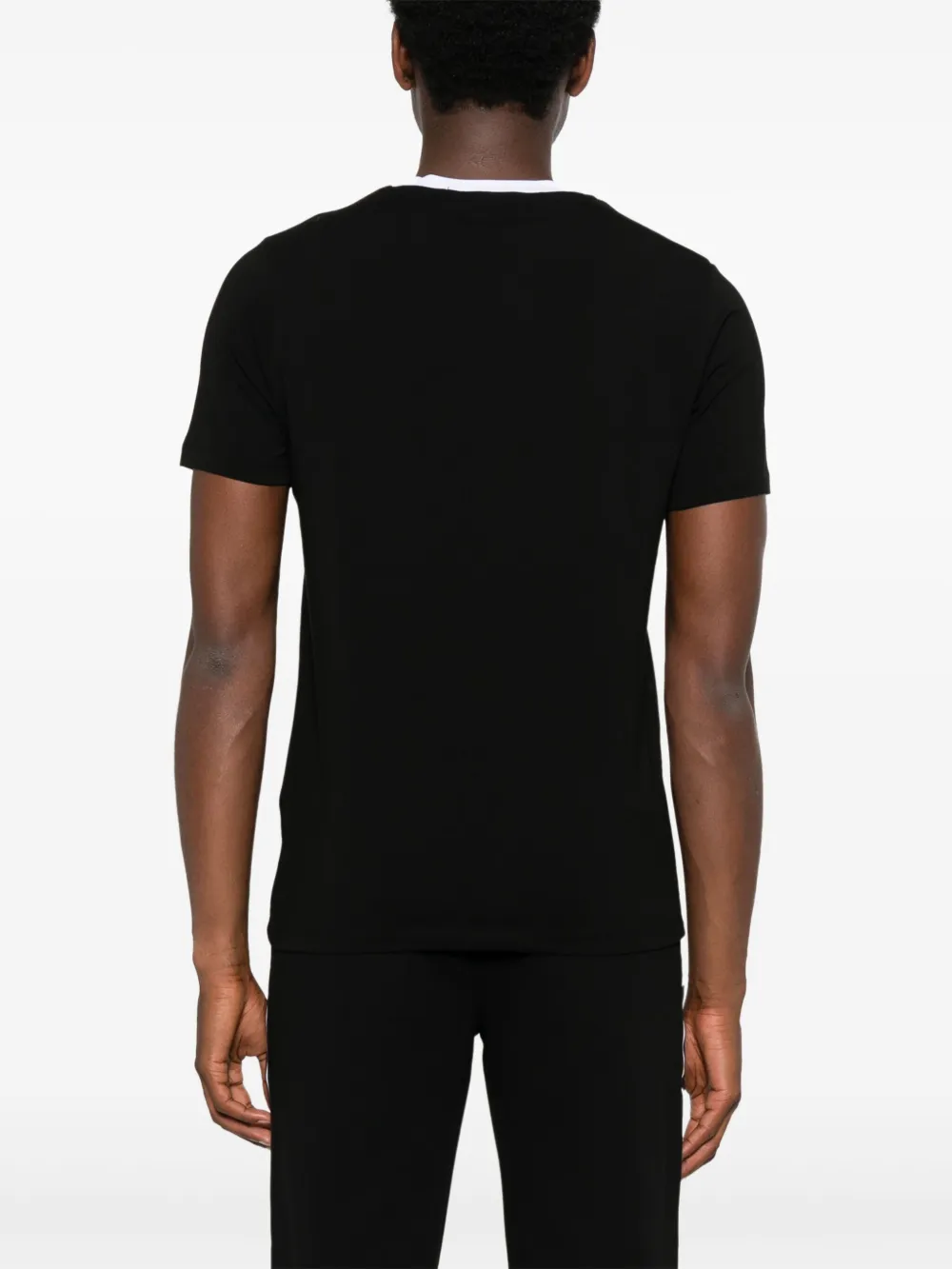 Karl Lagerfeld T-shirt met geborduurd logo Zwart