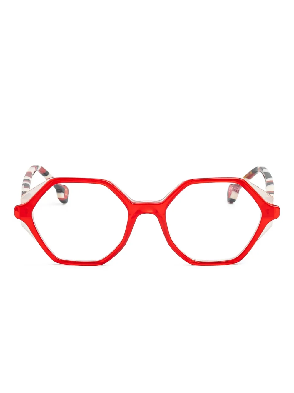 Etnia Barcelona Viv bril met geometrisch montuur Rood