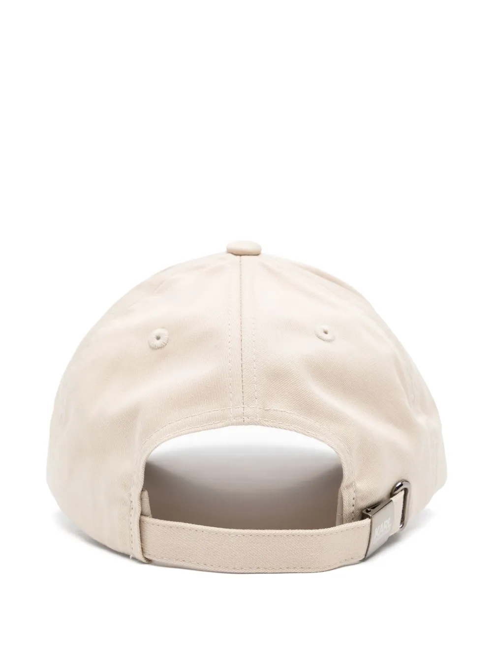 Karl Lagerfeld logo-embroidered cap - Beige