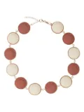 Cameo & Beyond Rosette necklace - White