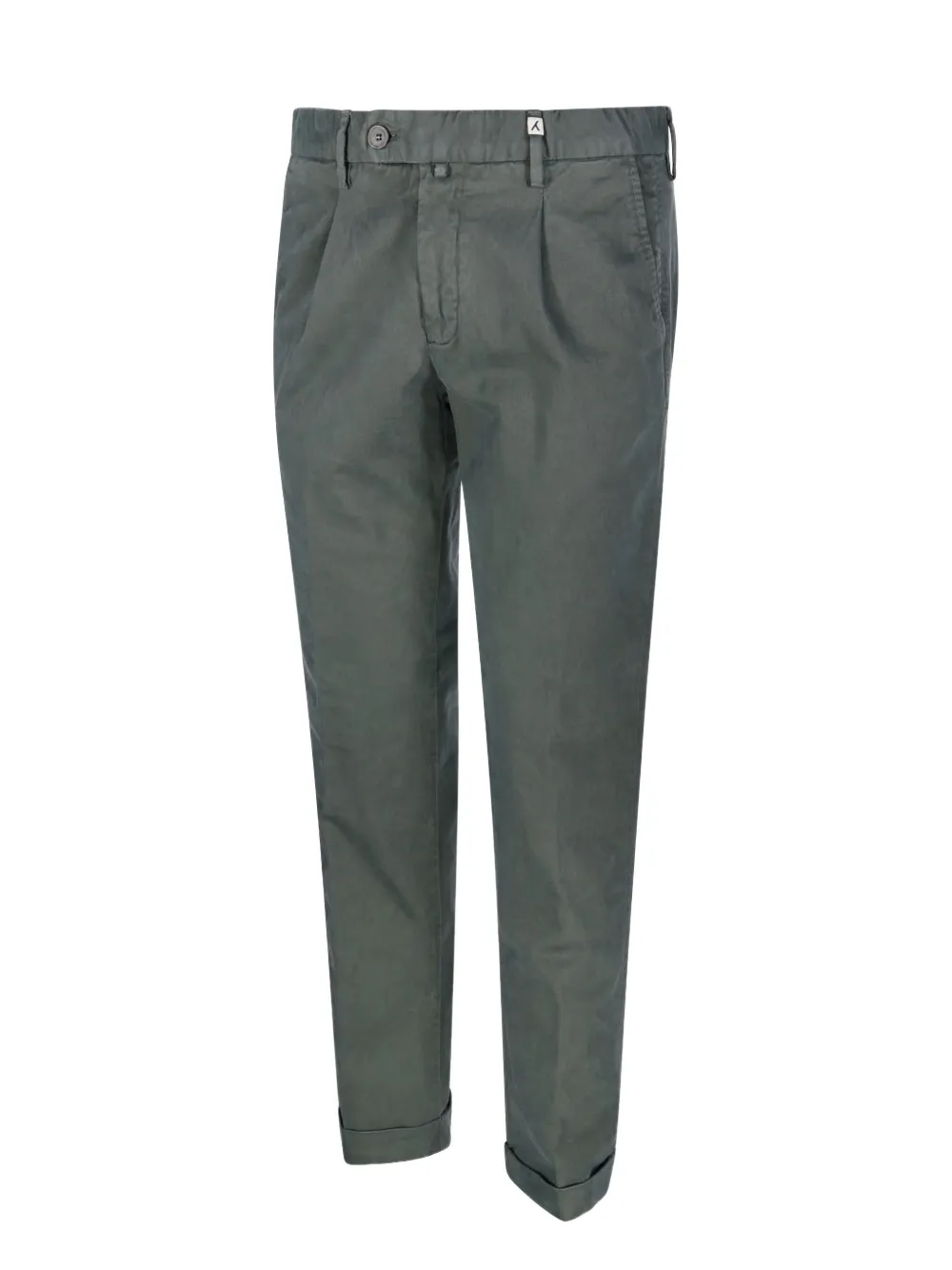 Myths Broek met cuffs Groen