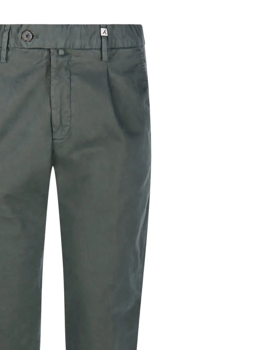 Myths Broek met cuffs Groen