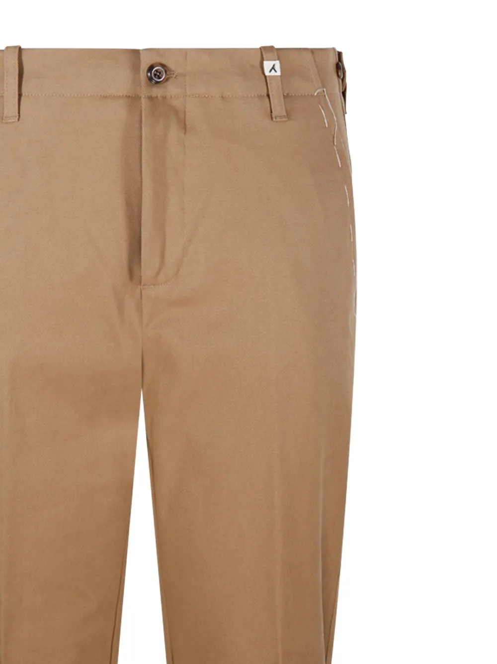 Myths Broek met knoopsluiting Beige