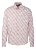 Burberry checked cotton shirt - Neutrals