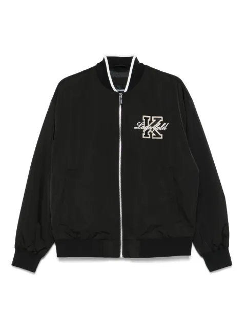 Karl Lagerfeld zip-up bomber jacket