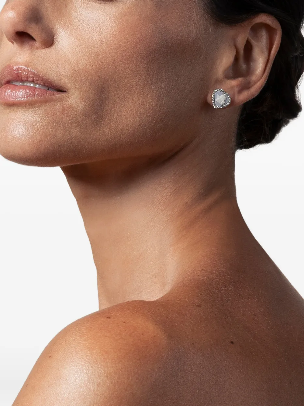 Cameo & Beyond aretes Sparkling Cherubs con aplique | Image 2