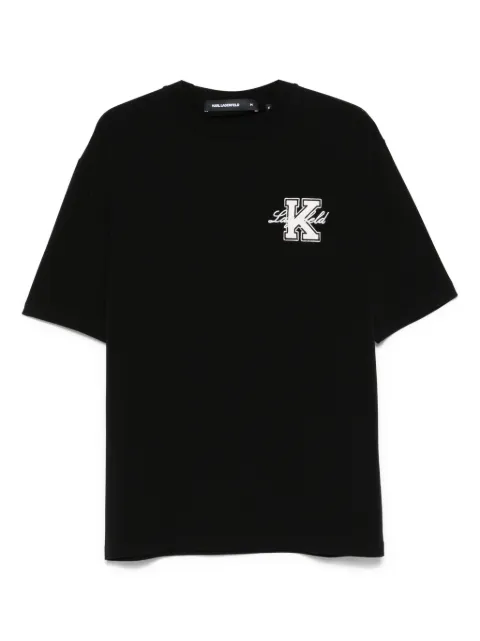 Karl Lagerfeld logo-appliqué T-shirt
