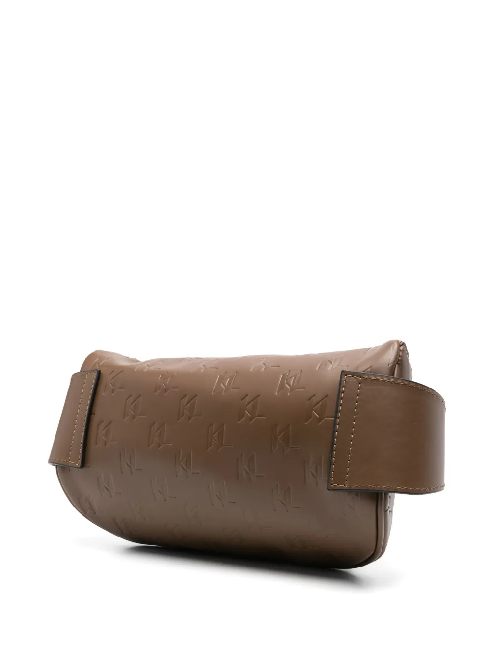 Karl Lagerfeld leather belt bag - Bruin