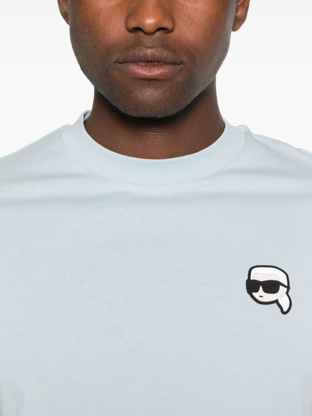 Karl Lagerfeld Ikon T-shirt Blauw